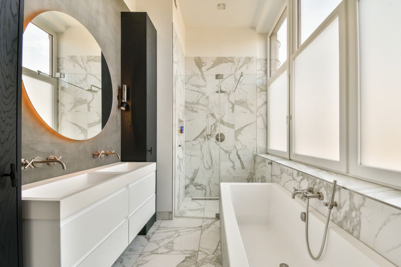 Backlit Mirror and Vanity